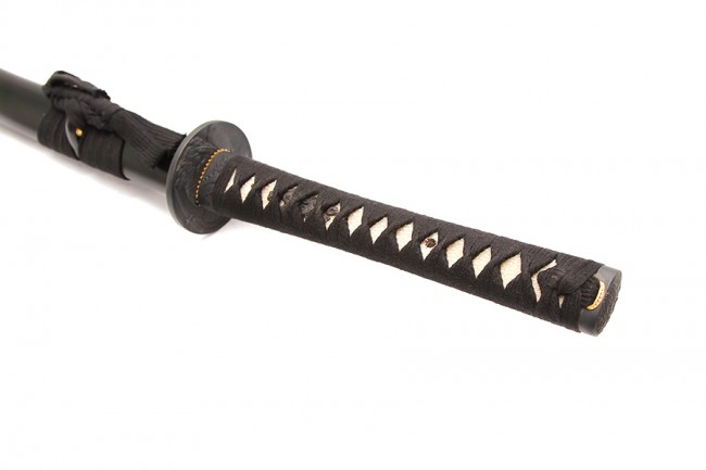 Закаленная катана с хамоном ''1-й дан'' 65Г (1566) Закаленная катана с хамоном ''1-й дан'' 65Г (1566)