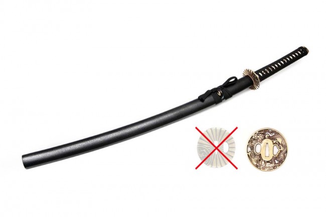 Катана из дамасской стали "Аоигата"